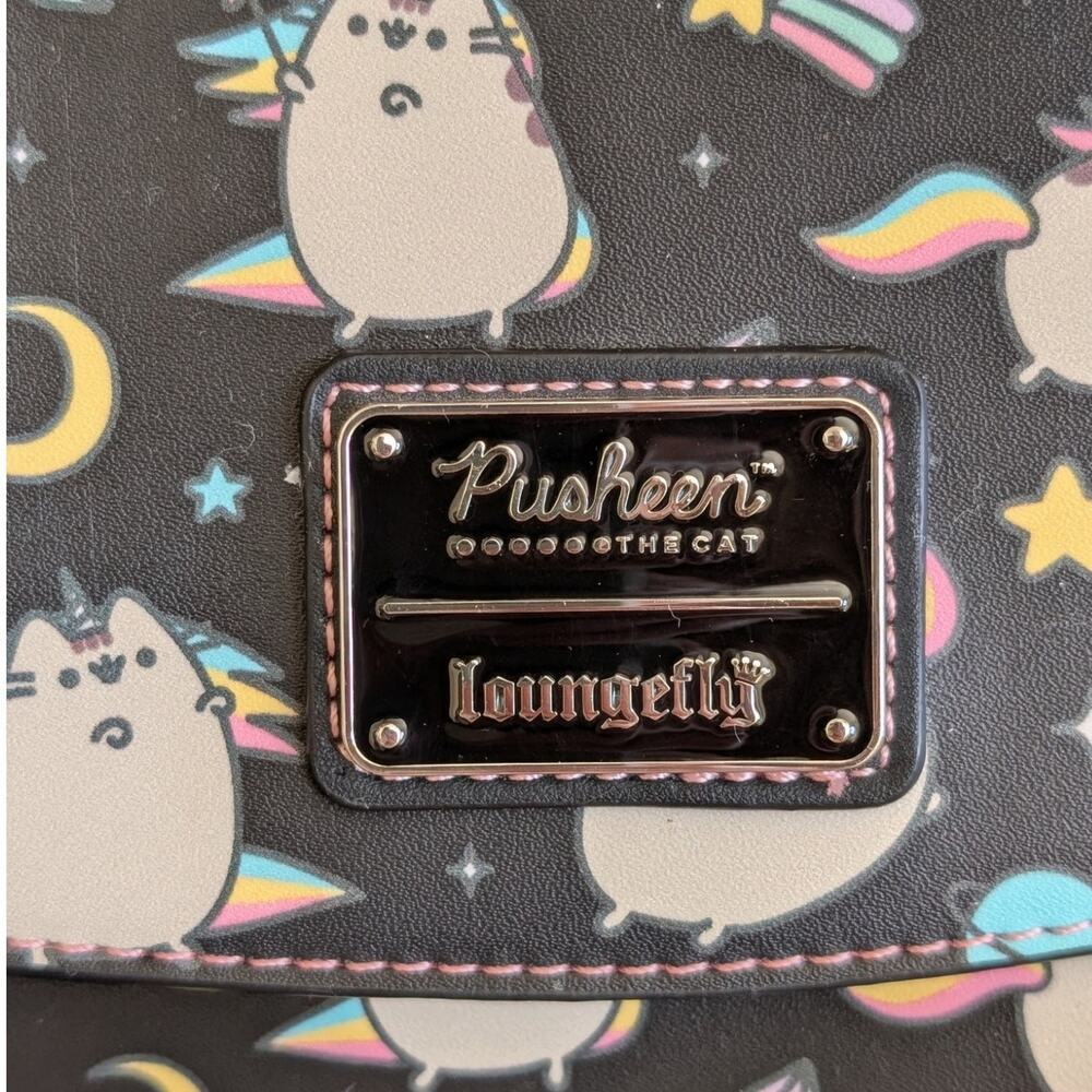 Loungefly Pusheen Kitty Cat Rainbow Unicorn Crossbody Bag - Picture 3 of 6